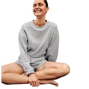 Olivaceous Sweatshirt Cotton Fleece Crew Neck
New With Tags